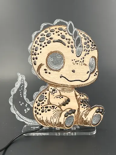 Lampe dinosaure