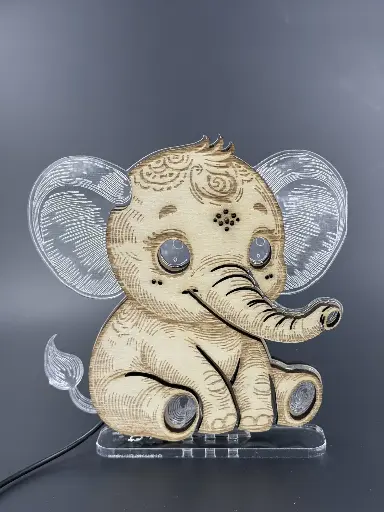 Lampe éléphant
