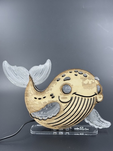 Lampe baleine