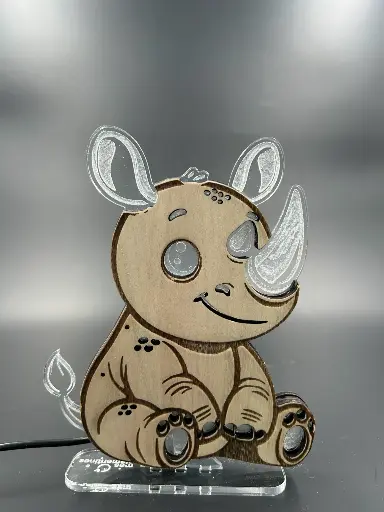 Lampe rhinocéros