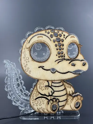 Lampe crocodile