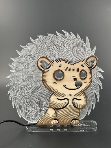 Lampe hérisson